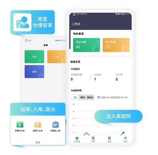 首创生鲜行业仓储pda实现仓库无纸化管理